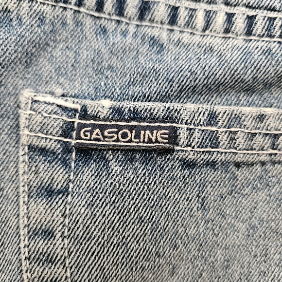 Size 3 Gasoline Denim Midi Skirt - Picture 5 of 6